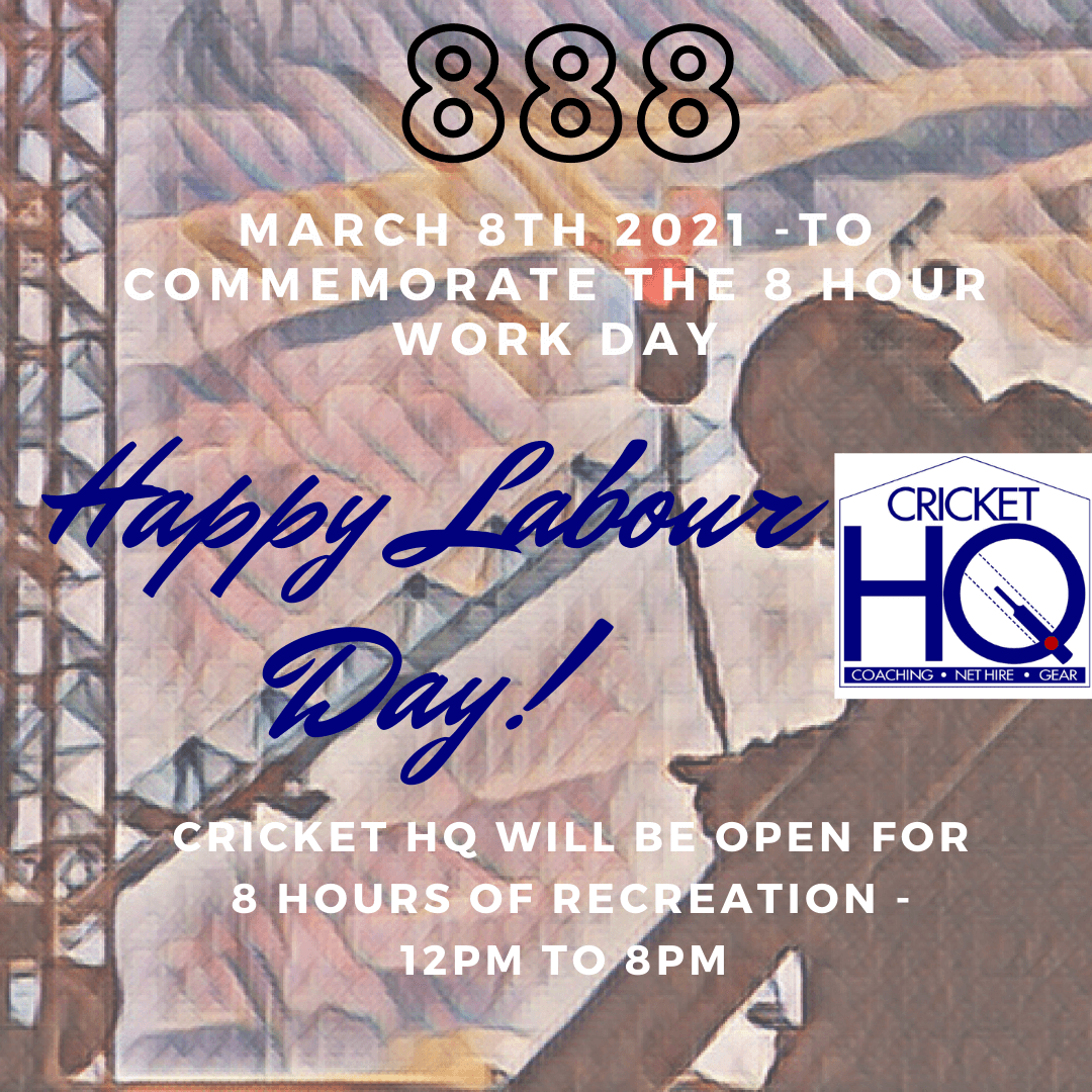 Cricket HQ Open Labour Day