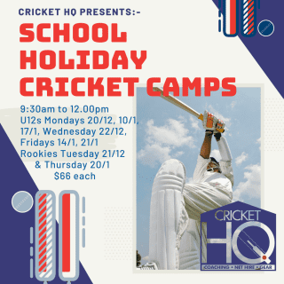 School Holiday Cricket Camps