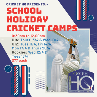 April School Holiday Cricket Camps