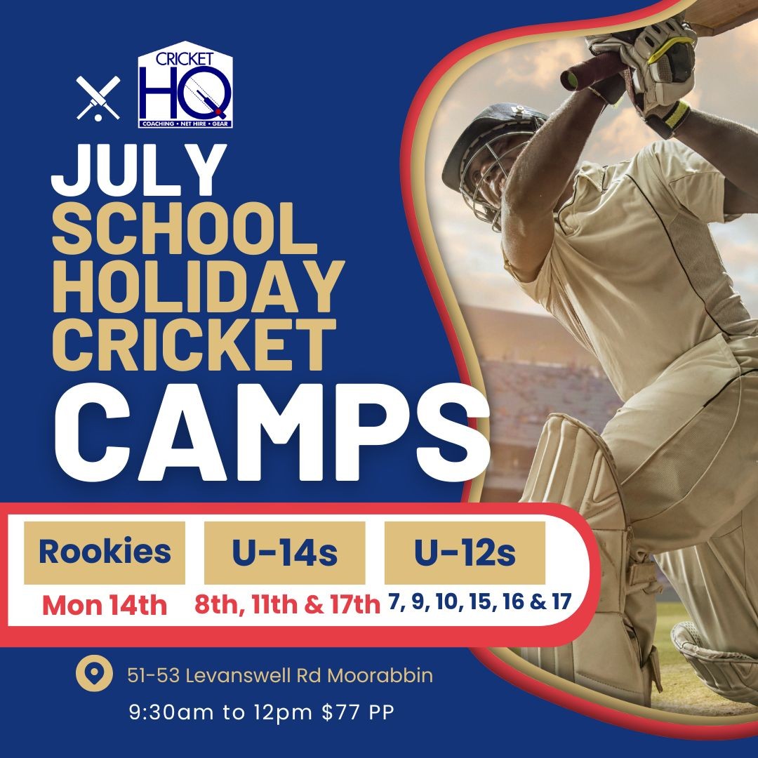 July School Holiday Cricket Camps